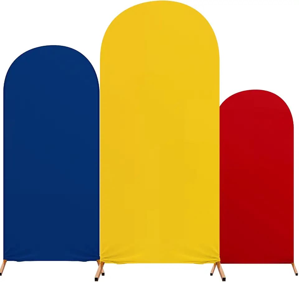 Tingjoo Carnival Theme Birthday Set of 3 Theme Print Arch Cover,