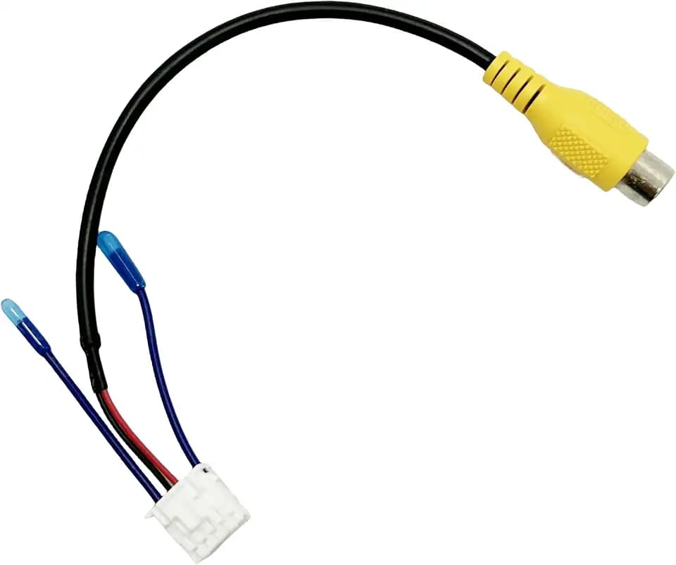10 Pin Backup Camera Harness Adapter for Android Car Stereo RCA Wiring Harness Connector Video Input Cable for Aftermarket Radio