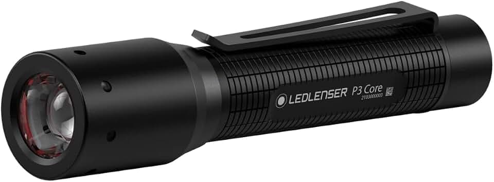 Ledlenser P3 Core | 2021 | LED Taschenlampe | Advanced Focus System | 90 Lumen | Bis zu 6 Std. Laufzeit & 110m Leuchtweite| ultrakompakt und leicht |1 AAA Batteriebetrieben | Outdoor & Camping