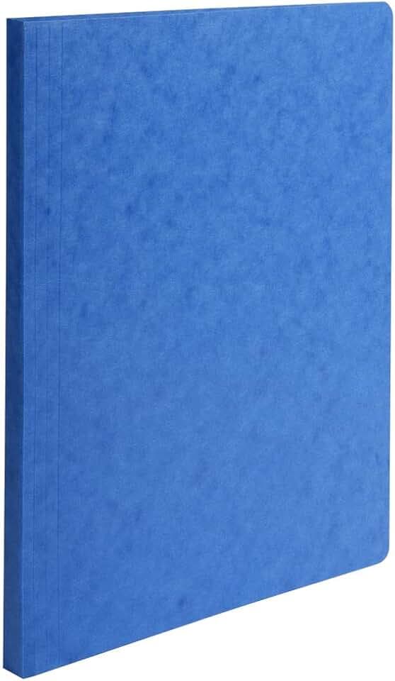 Exacompta 50er Pack Premium Aktendeckel. Aus extra starkem Colorspan-Karton für DIN A4 blau Hefter ideal für das Büro und Schule und die mobile Organisation