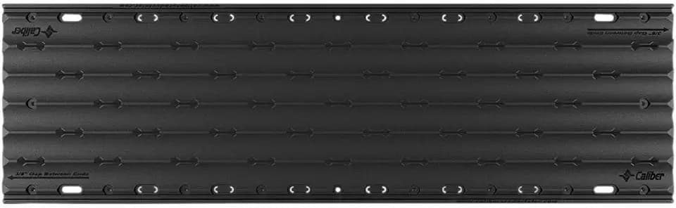 Caliber Lowpro Glides Standard Double Set 13375, 16-Pc, HDPE, Black