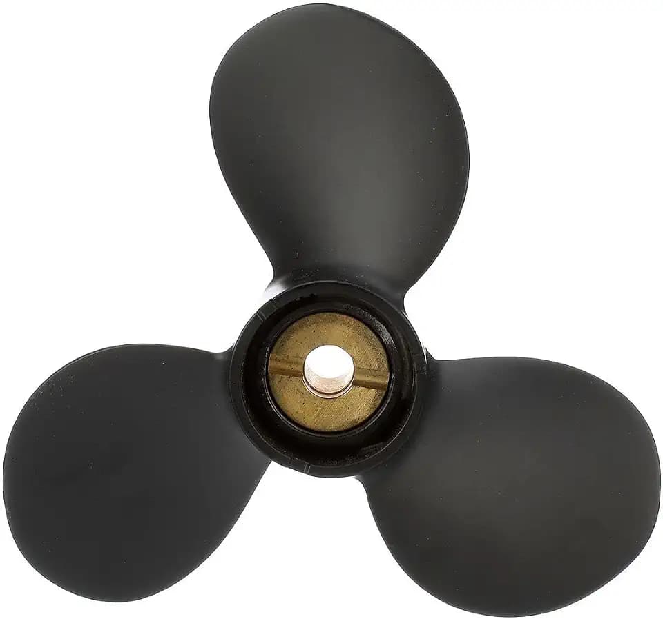 Quicksilver Black Diamond 3-Blade Aluminum Propeller, 8.3 dia x 8 pitch, Right Hand