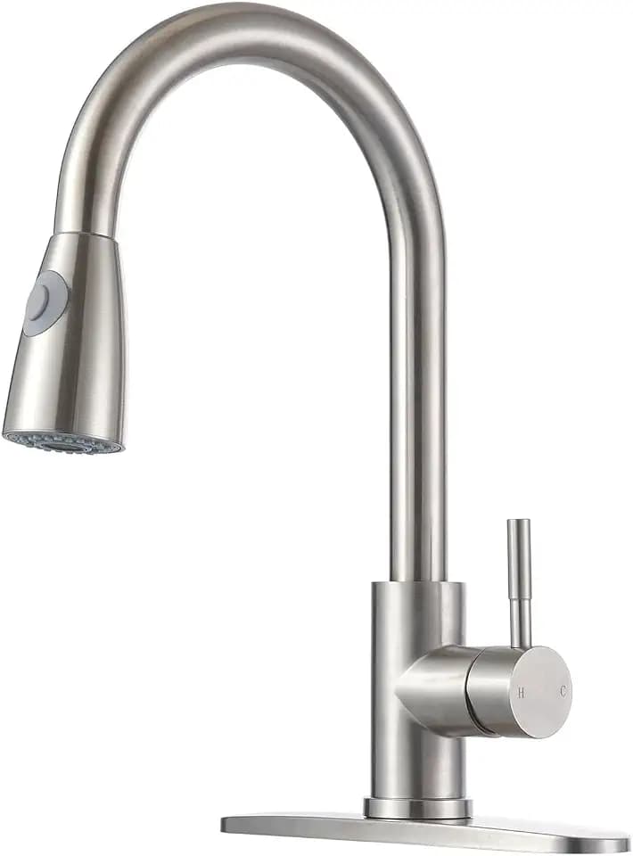 SHACO Kitchen Faucet with Pull Down Sprayer, Kitchen Sink Faucet