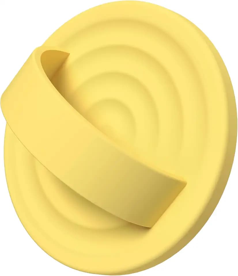 Magnetic Phone Grip for MagSafe, Silicone Ring Grip, Yellow