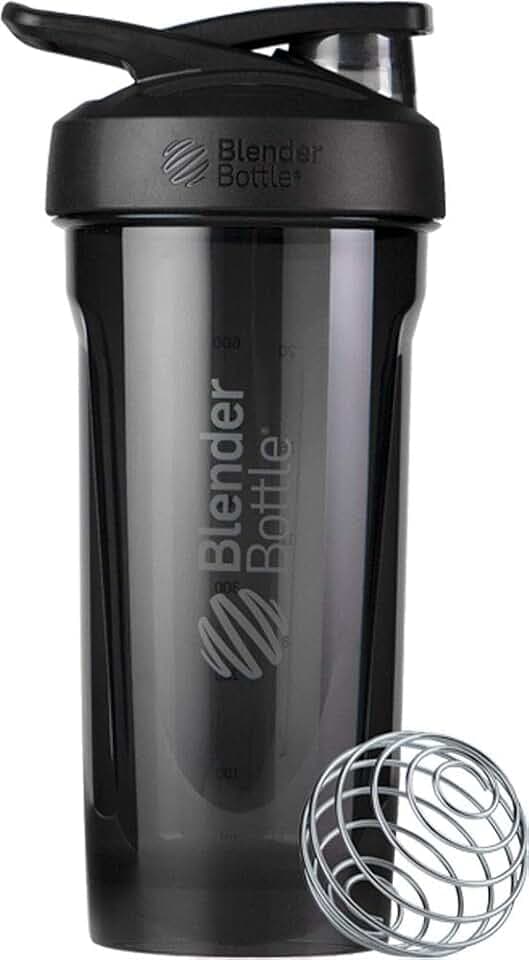 BlenderBottle Sport Flip Tritan Shaker Bottle 28 oz Black