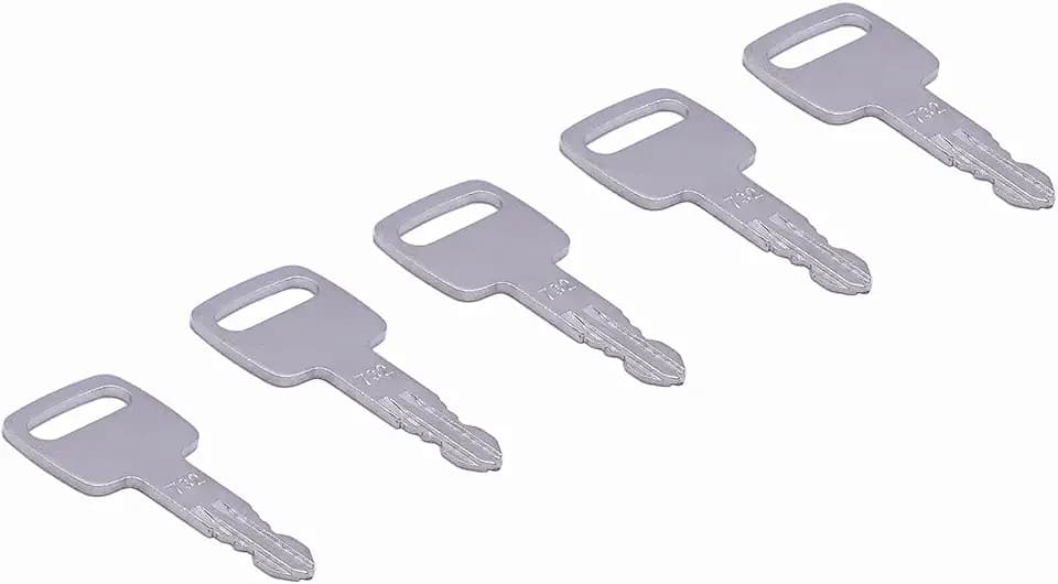 5 PCS 377 Outboard Ignition Key,Ignition Key 90890-55874-00 Compatible with Yamaha Outboards and Remote Control Systems