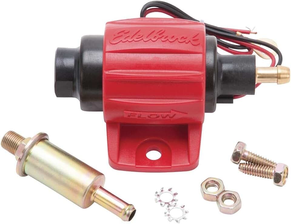 Edelbrock 17301 Fuel Pump, Red
