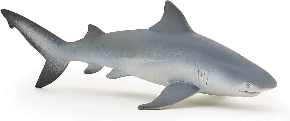 Papo Realistische Bullenhai-Figur, Meereswelt-Kollektion, ab 3 Jahren