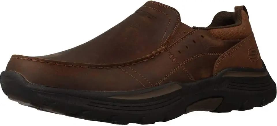 Skechers Men's USA Expended - Seveno Moc Toe Leather Slip On