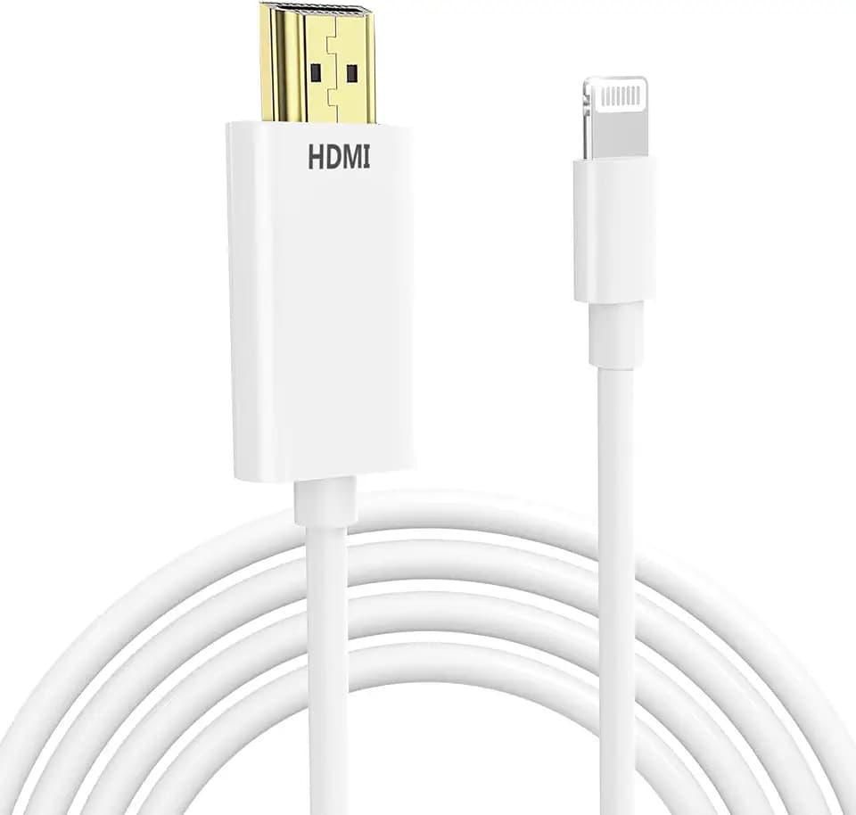 KikoSaka Lightning to HDMI Cable for iPhone TV Adapter Apple MFi Certified