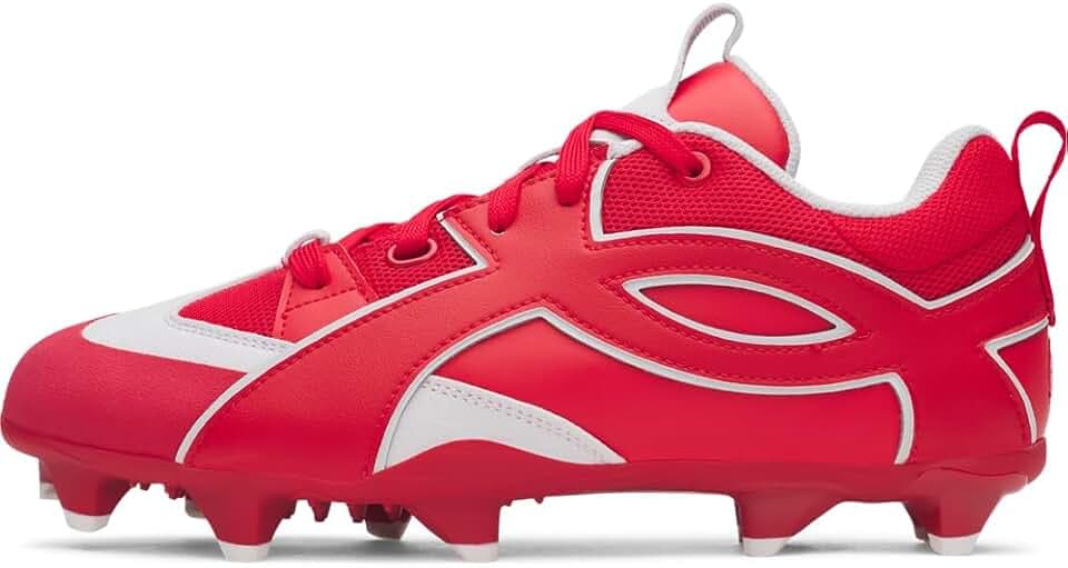 Under Armour Men's Yard Icon TPU Baseball Cleats, 600 RED, 12.5