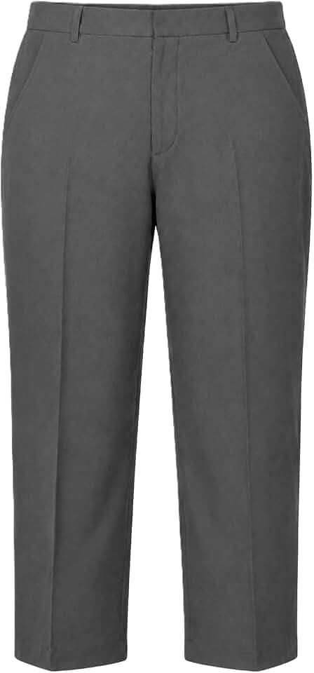 Jungen/Herren Robuste Passform/großzügige Passform Schul-/Bürohose halbelastisch, Übergröße, langes Bein und kurzes Bein, XS/6XL