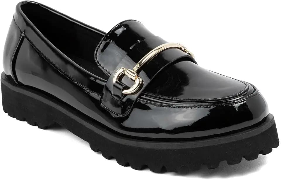 Jones New York Women Platform Slip On Chunky Loafers Shoes Penny Loafers for Ladies