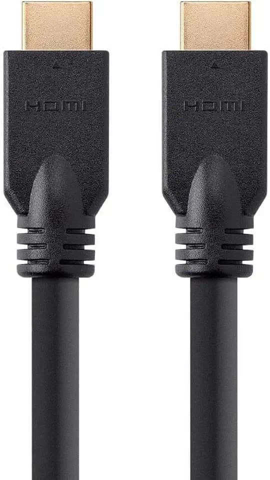 Monoprice HDMI Cable - High Speed, 4k@60Hz, 10.2Gbps, CL2, 32AWG, 20 Feet, Black - Commercial Series