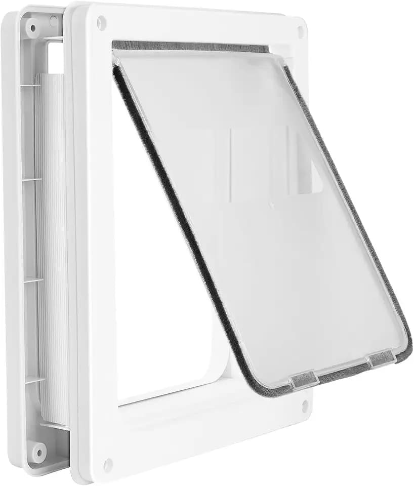 Lessmon Large Magnetic Locking Dog Door, 16.9x14in, Size L