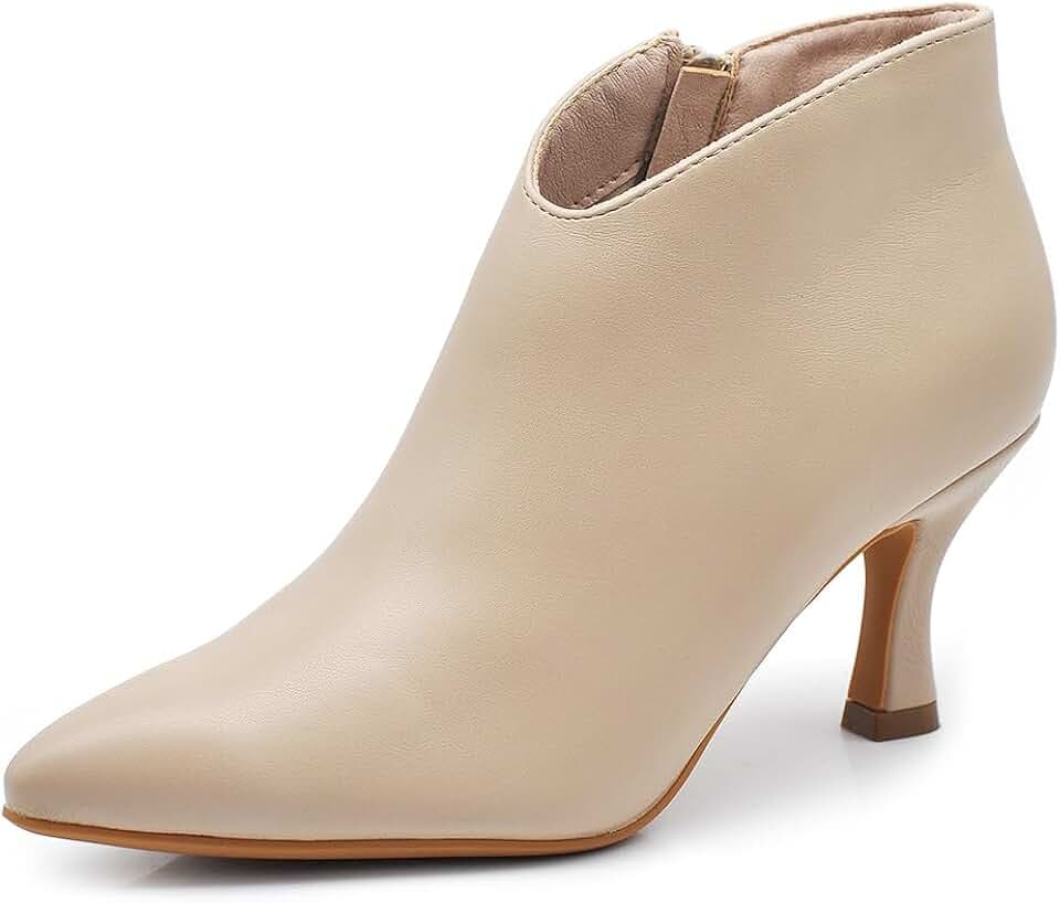 IF Fashion Stiefeletten Stiefeletten Spitzstiefel Damenschuhe mit Absatz MP413