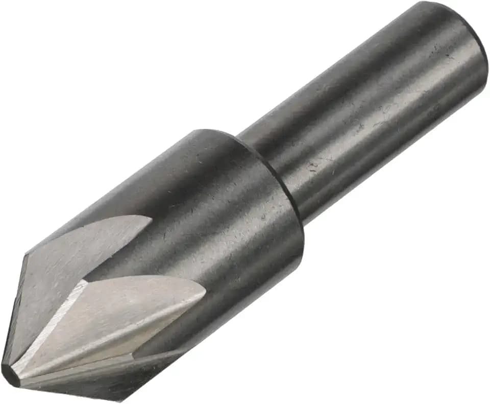 Drill America - DEWCHAT1/2-60 1/2"-60 High Speed Steel 6 Flute Chatterless Countersink, Dew Series