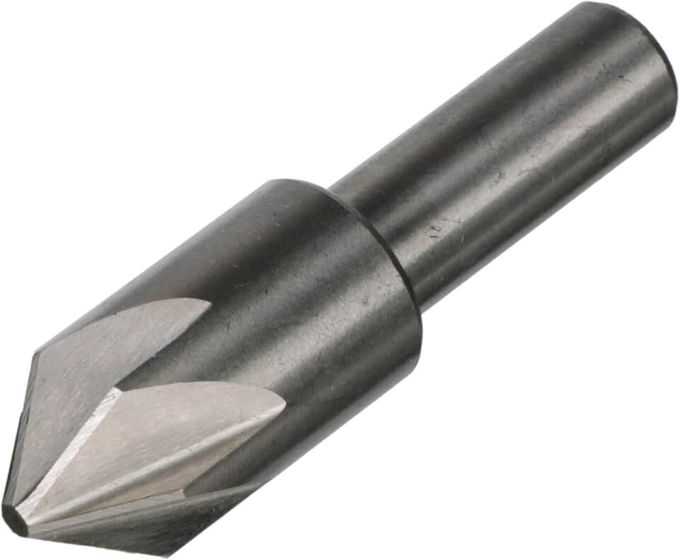 Drill America - DEWCHAT1/2-82 1/2"-82 High Speed Steel 6 Flute Chatterless Countersink, Dew Series