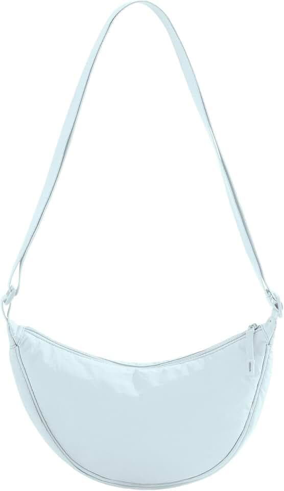 Crescent Crossbody Sling Bag for Women Men,Lightweight Casual Shoulder Bag