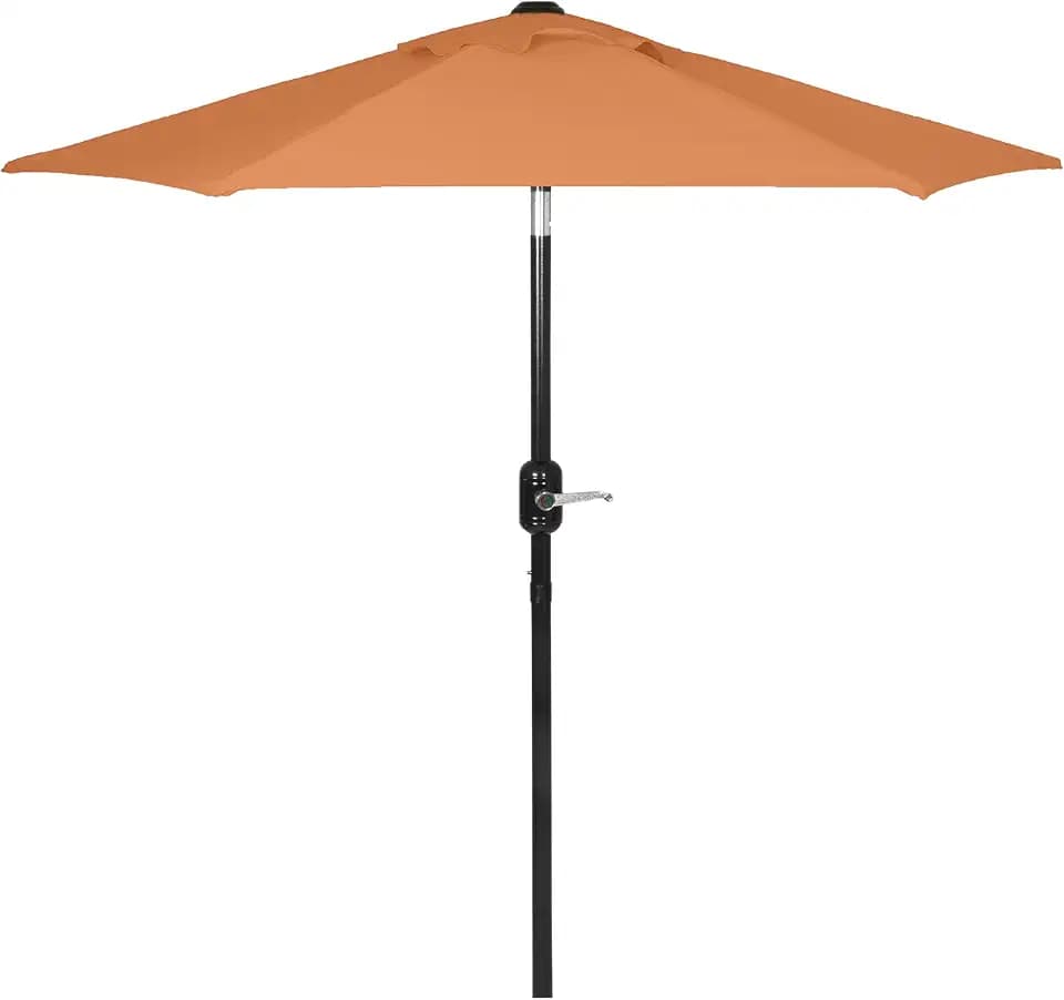 6 Ft Outdoor Patio Umbrella - Light Terracotta Market Umbrella
