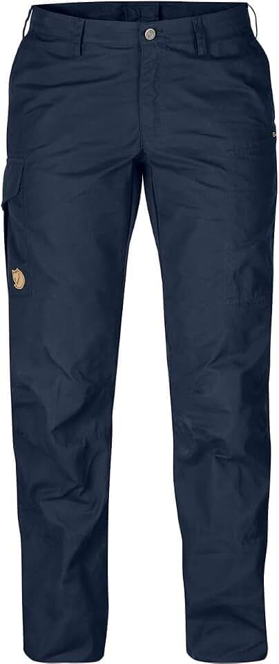 Fjällräven DA Karla Pro Trousers Curved Damen Trekkinghose ungefüttert Wanderhose dark navy NEU blau