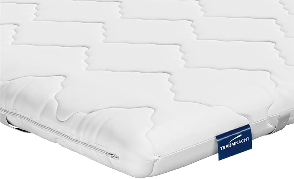 Traumnacht orthopädischer Matratzentopper 140x200 cm | Kaltschaumkern für optimale Druckentlastung | Ergonomisch & atmungsaktiv | Öko-Tex Standard 100 zertifiziert | Deutscher Qualitätsstandard