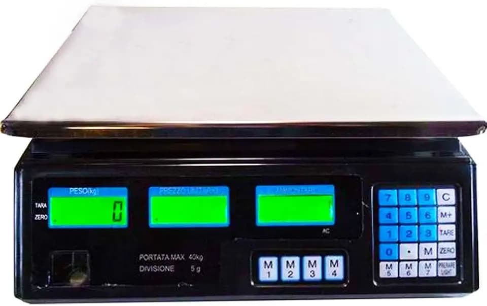 Professionelle elektronische Multifunktionswaage für Lebensmittel mit einer maximalen Kapazität von 40 kg