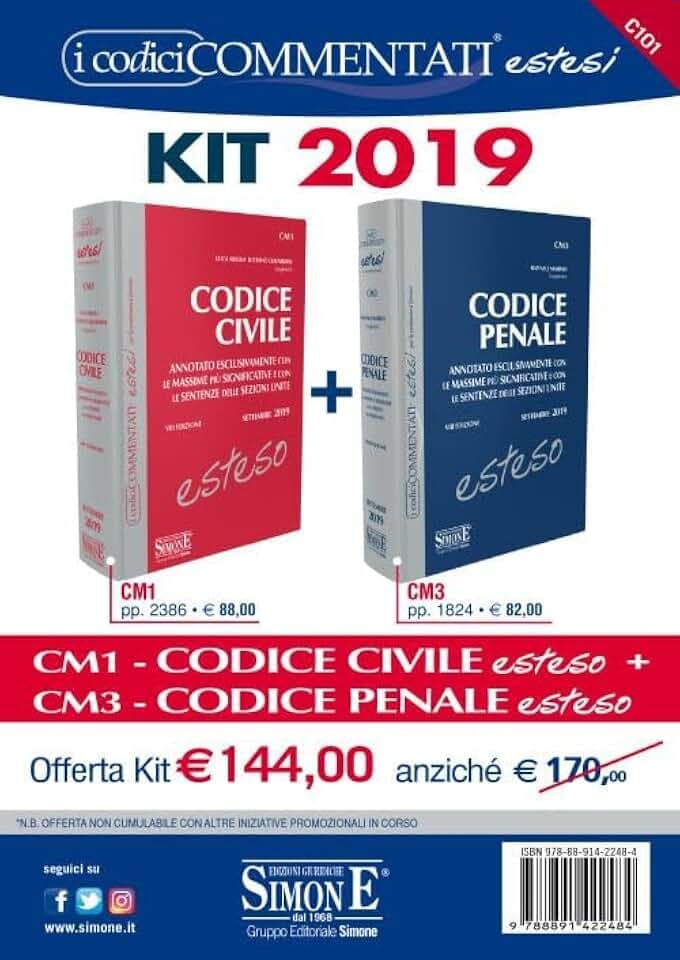 Codice civile esteso-Codice penale esteso. Annotati esclusivamente con le massime più significative e con le sentenze delle Sezioni Unite (I codici commentati)