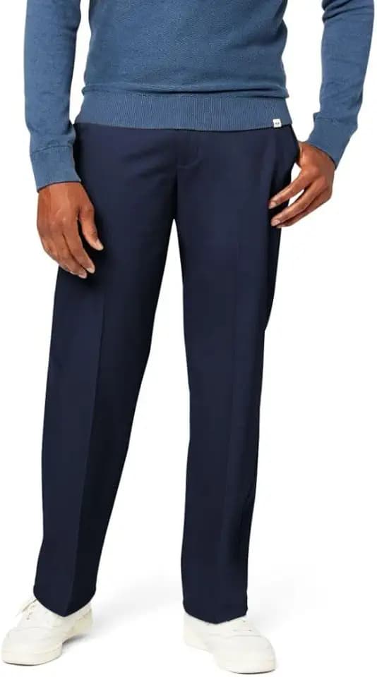 DOCKERS Men's Relaxed Fit Signature Iron Free Khaki Pants