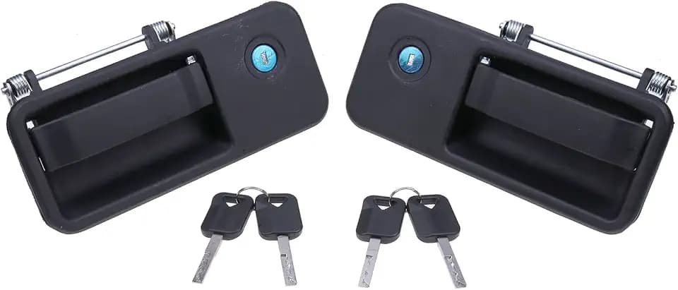Solarhome Front Exterior Door Handle Set Left & Right Side 20398466 20398467 Fits Volvo VNL Truck FH12 FH16 FM10 FM12 FM7 FM9 NH12