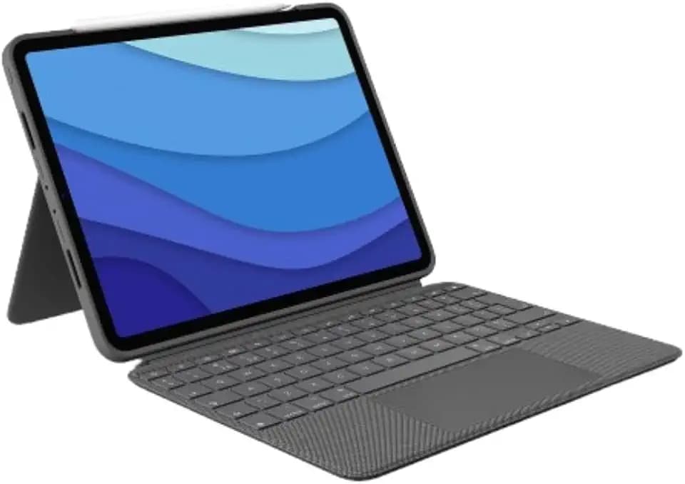 Logitech Combo Touch iPad Pro 11-inch Keyboard Case - Oxford Gray