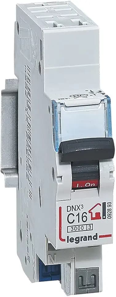 Legrand leg92893 dnx3 Leitungsschutzschalter 1p + NG C16 3000 A Motors 1 Modul