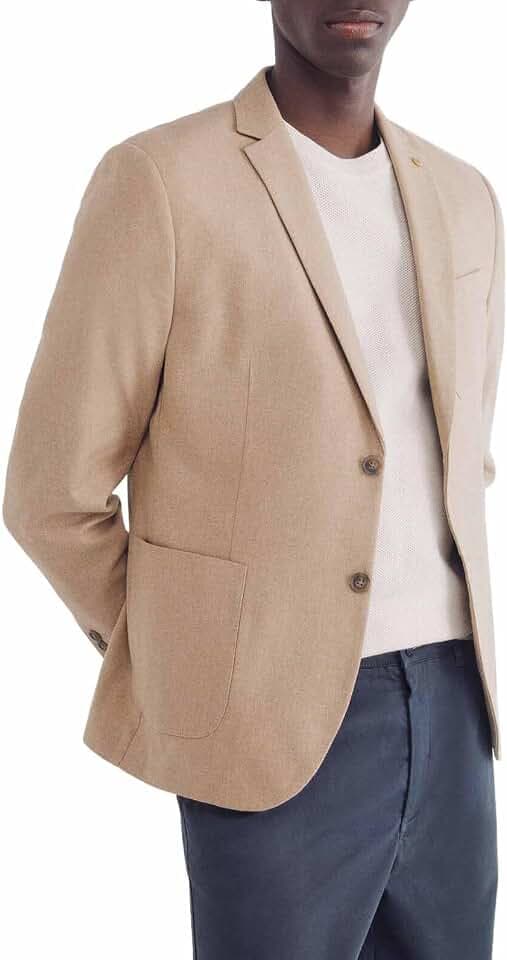 Springfield Herren 5da Blazer Lino Estructura Jacke