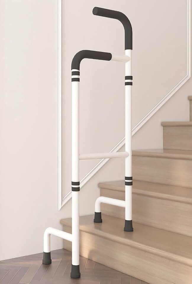 Stair Climbing Assist Cane for Elderly, Adjustable Seniors Mobility Aid