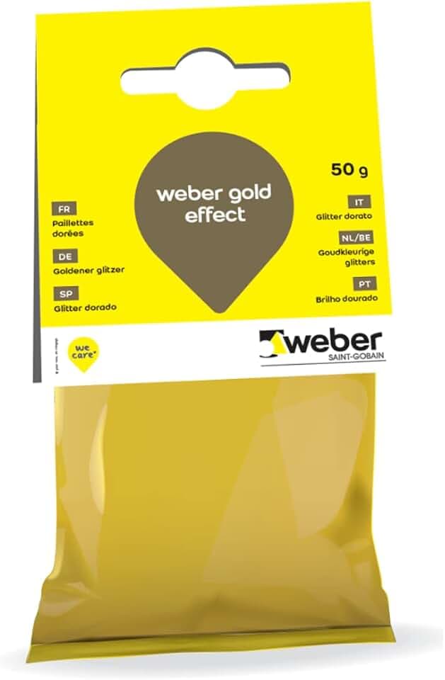 WEBER Weber Gold Effect Glitzer, 50 g, zum Hinzufügen eines Fliesenfugenmörtels