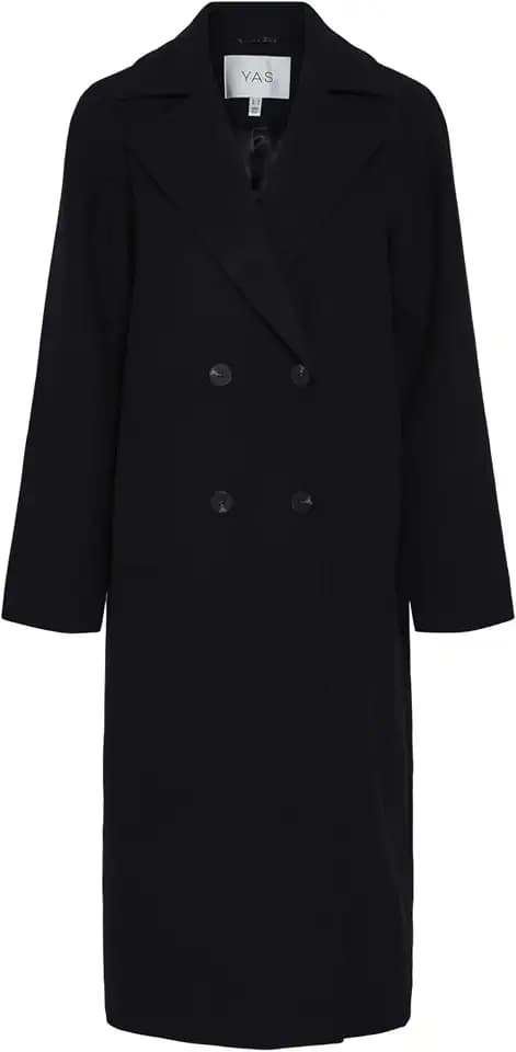 YAS Damen Yasmargot Ls Long Coat S. Noos