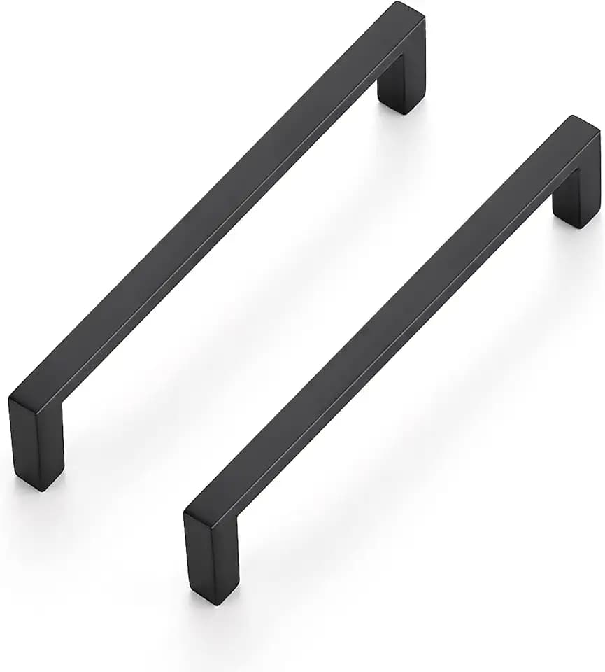 Ravinte Matte Black Cabinet Pulls Slim Cabinet Handles, 5 Inch CC, 30 Pack