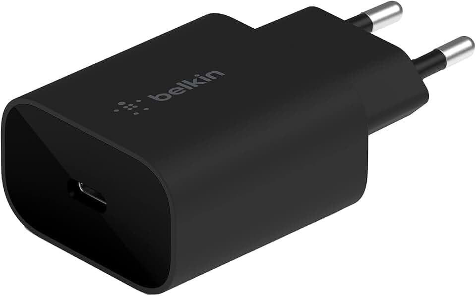 Belkin BoostCharge 25-W-Ladegerät mit PPS (USB-C Power Delivery, Schnellladegerät für das iPhone, Samsung, Galaxy Tab, iPad und andere Geräte)