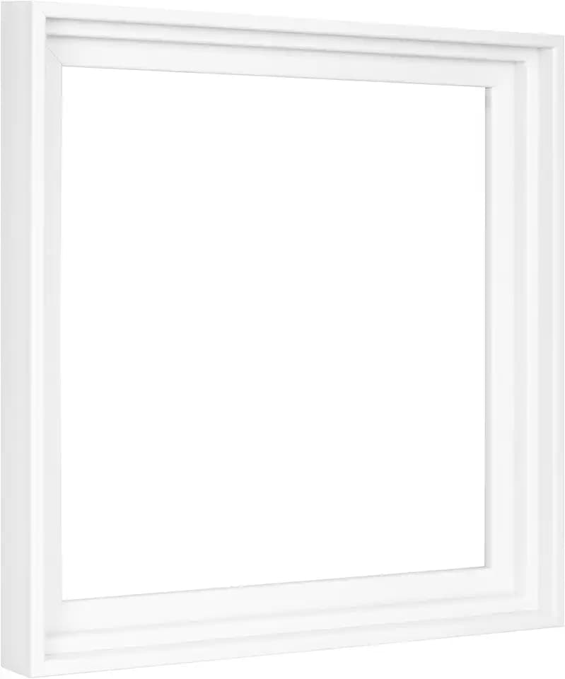 MCS Canvas Float Frames Canvas White Frame, Vertical & Horizontal Wall Hang