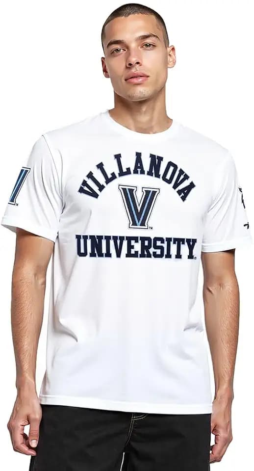 Pro Standard Men's Villanova University Classic Chenille Short Sleeve Tee White XL