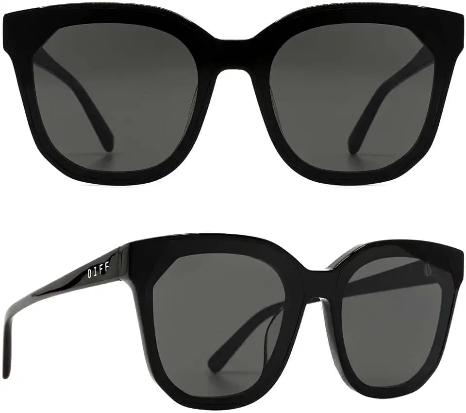 DIFF Gia Designer Square Sunglasses for Women | Fashionable & Trendy Eyewear | 100% UVA/UVB Protection