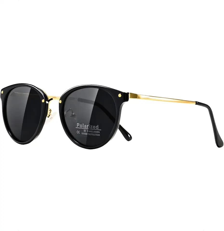 Metallgestell Polarisierte Sonnenbrille Damen/Herren UV400 Vintage