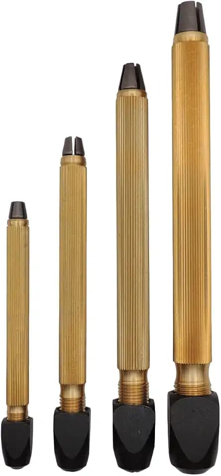 KD89 Horotec MSA02.026 Uhrmacher-/Juwelierdorne, Messing, Vierkantkopf, 4 Stück, goldfarben für Erwachsene Männer