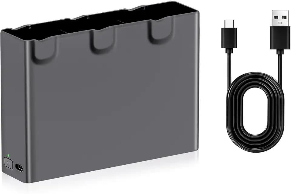 1-Pack Avata 2 Intelligent Flight Battery Charger Two-Way Three-Channel Avata 2 Battery Charging Hub Fully Compatible with DJI Avata 2 Drone