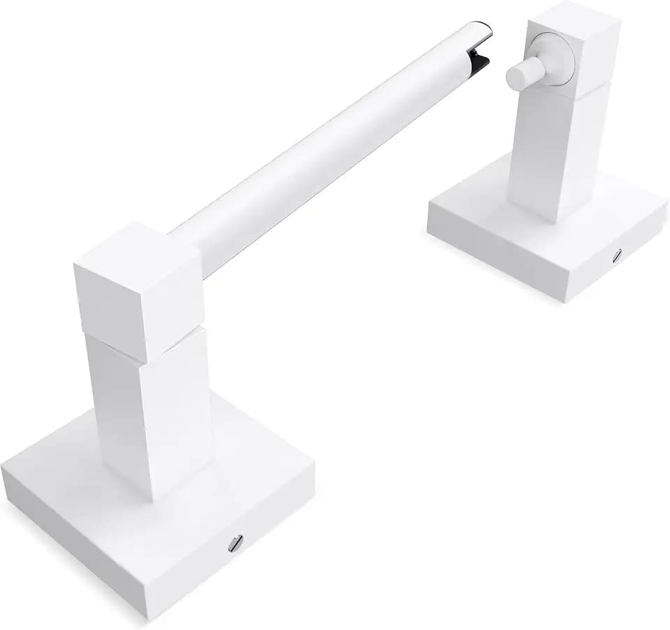 RUACQ White Toilet Paper Holder Wall Mount for Bathroom