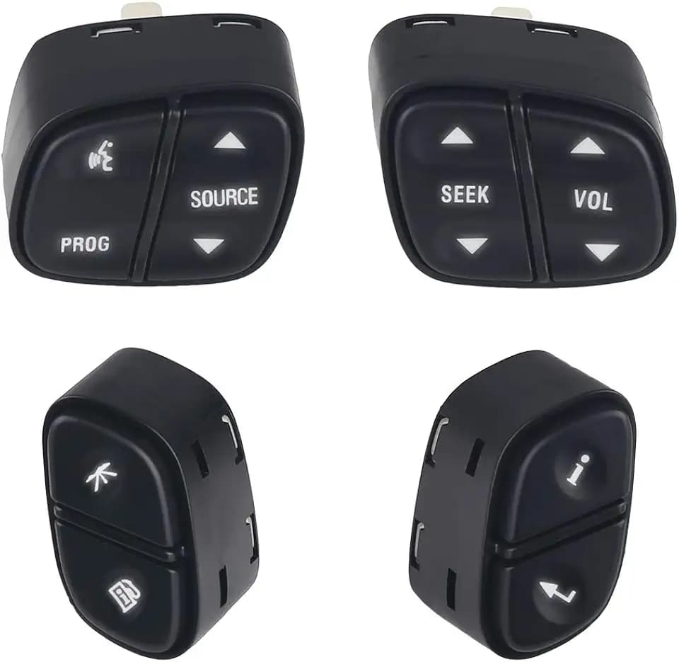 Steering Wheel Control Switch Button Compatible with Chevy GMC Cadillac