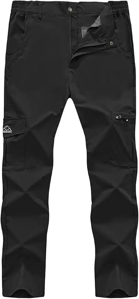 Rdruko Men's Hiking Pants Lightweight Quick Dry Water Resistant Pants