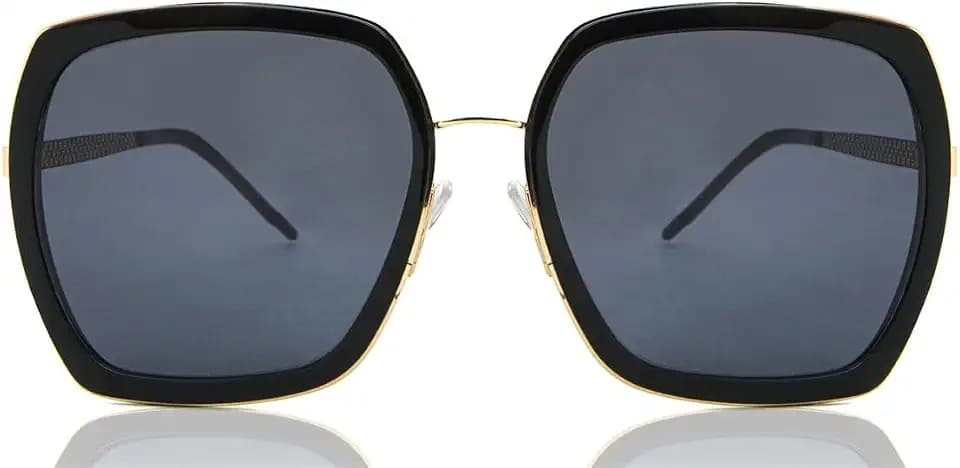 BOSS 1208/S Brille, Gold Schwarz, 59 für Damen, Gold/Schwarz, 59