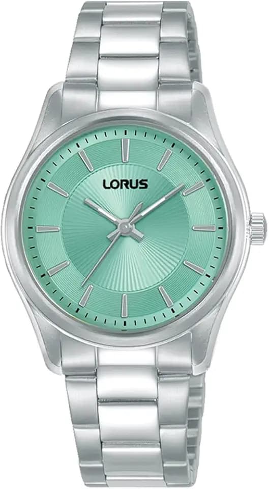 LORUS Damen Analog Quarz Uhr mit Edelstahl Armband,Silber