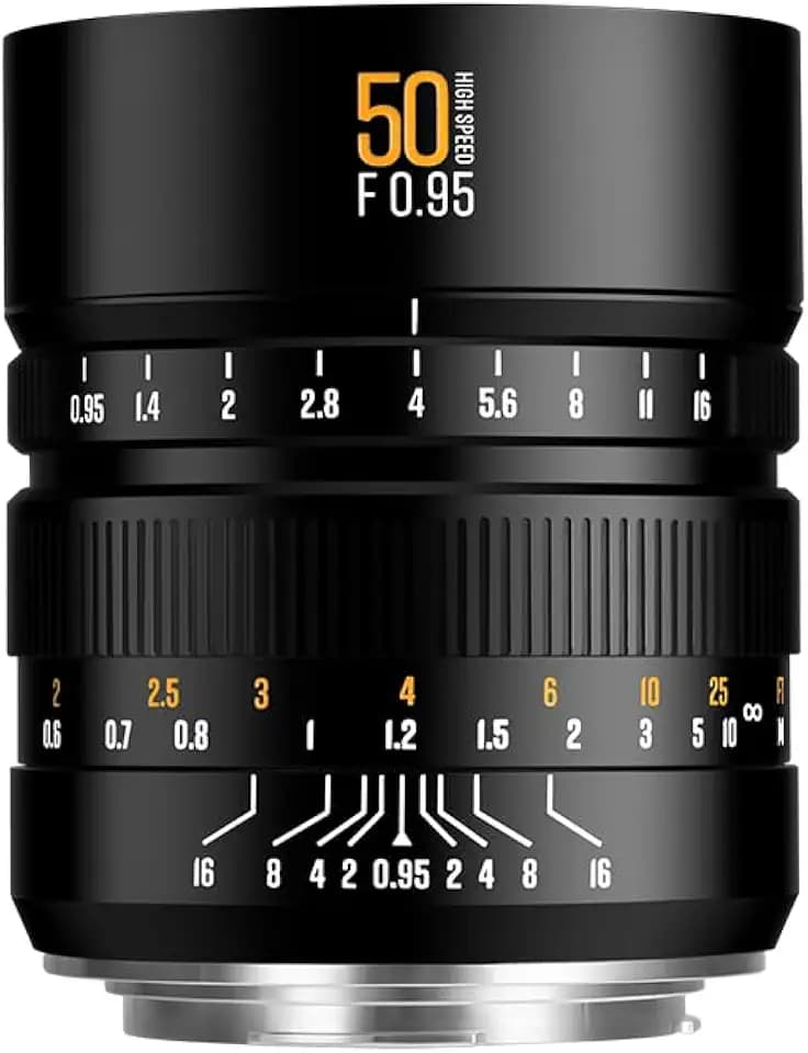 Brightin Star MF 50mm F0.95 II Full Frame Lens for Nikon Z Mount Mirrorless Camera, f/0.95 Large Aperture Prime Manual Focus Lens for Z6 Z6 II Z7 Z7 II Z5 Z9